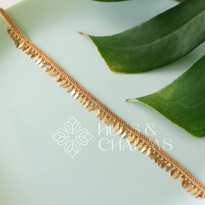 TRADITIONAL SIMPLE ELAKKATHALI NECKLACE |GOLD PLATED