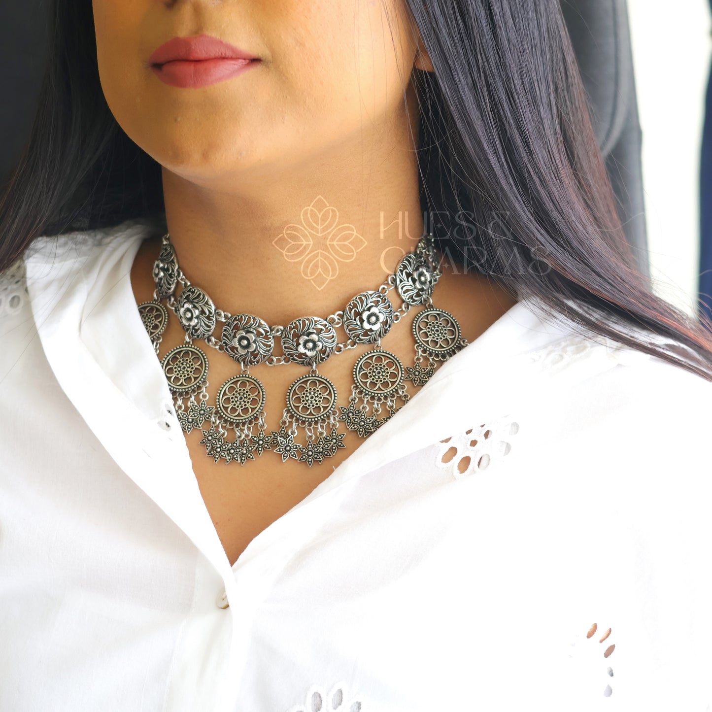 OXIDIZED STATEMENT CHOKER