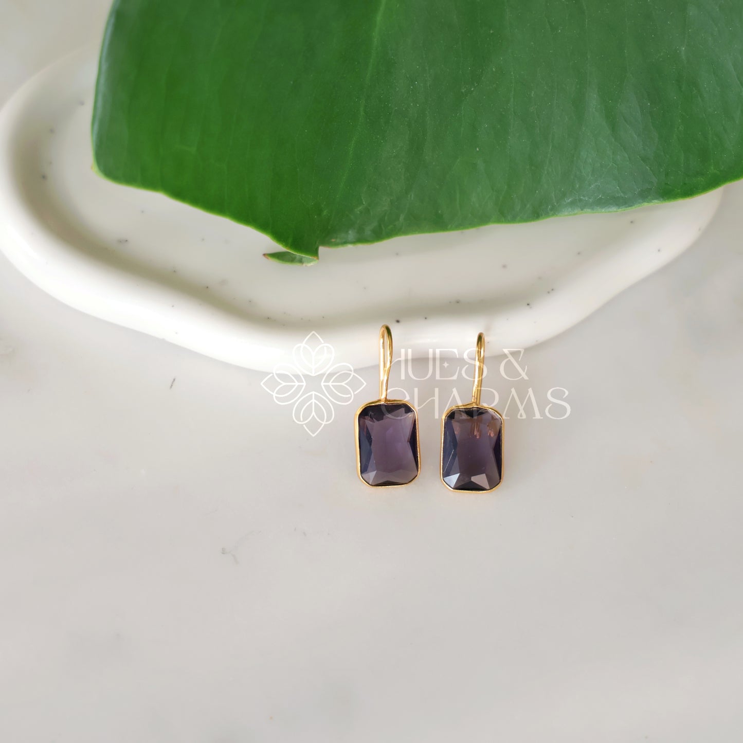 GLOSSY RECTANGLE DROPS (COLOURS AVAILABLE)