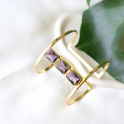 GLOSSY TRIO ECLIPSE HAND CUFF (COLOURS AVAILABLE)