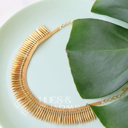 MULLA MOTTU MALA NECKLACE | GOLD PLATED