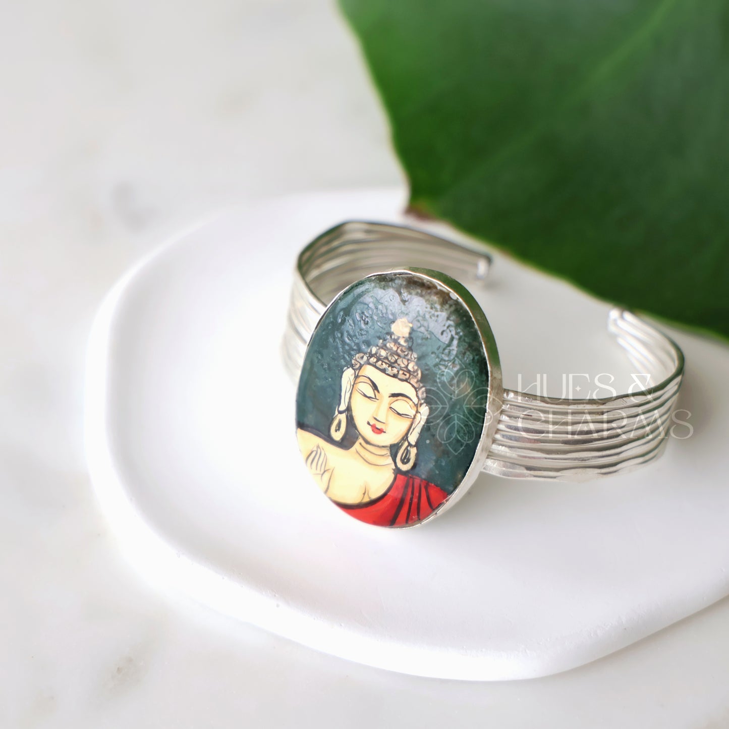 HAND PAINTED BUDHA BANGLE