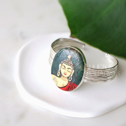 HAND PAINTED BUDHA BANGLE