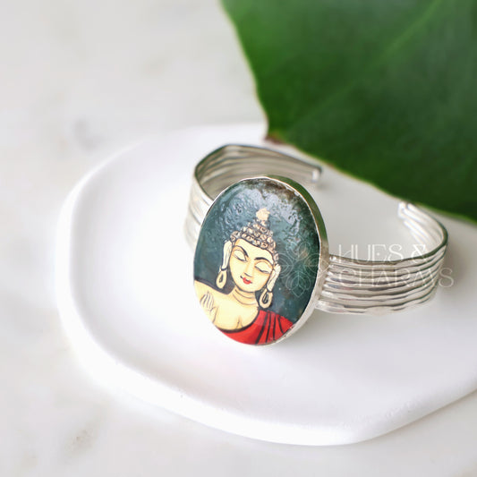 HAND PAINTED BUDHA BANGLE