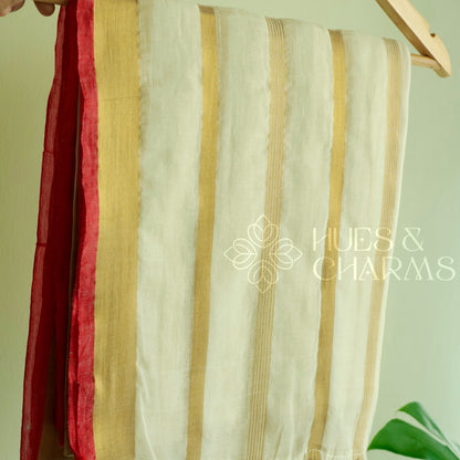 PURE MUL COTTON SAREE  -CHENTHAMARA