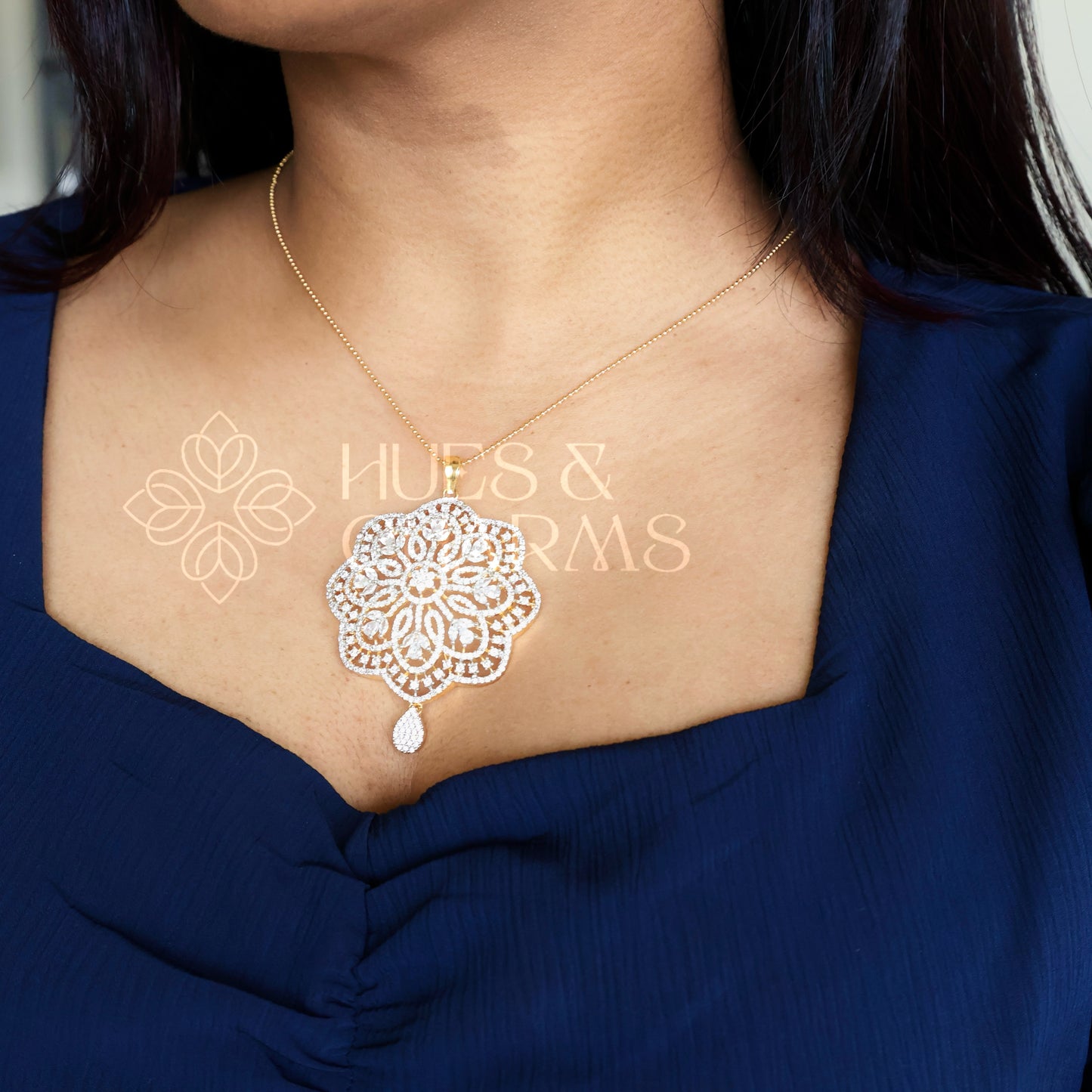 ELYSIAN ROYAL CZ PENDENT SET|PREMIUM COLLECTION