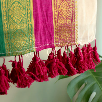 PURE MUL COTTON SAREE- VAIDEHI