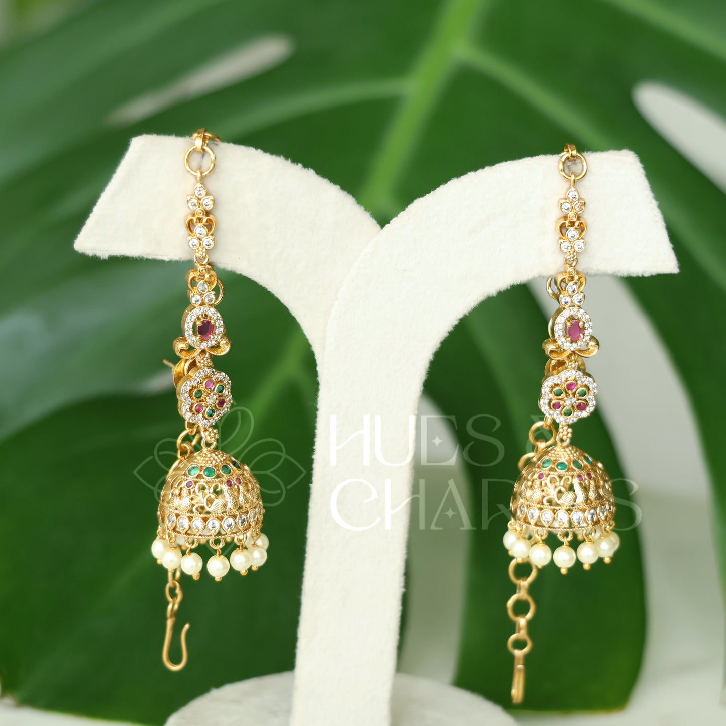 GOLDEN RATNA VENI MATTAL JHUMKA