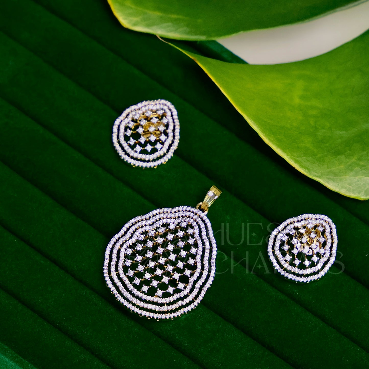 ELARA CZ PENDENT SET|PREMIUM COLLECTION