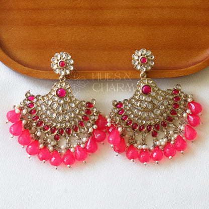 ELEGANT CLASSIC EARRINGS - PINK