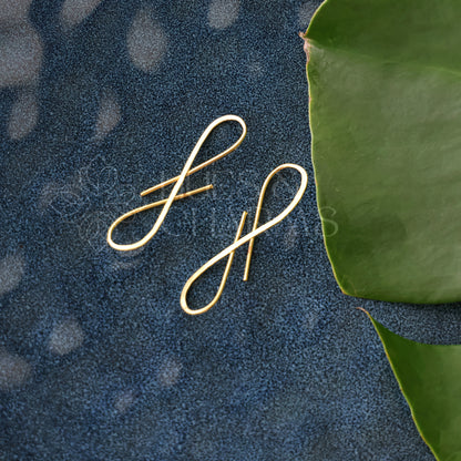 GOLDEN INFINITY EARRINGS