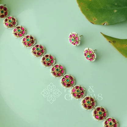STATEMENT JADAU KANKA CHOKER SET |PREMIUM JEWELLERY