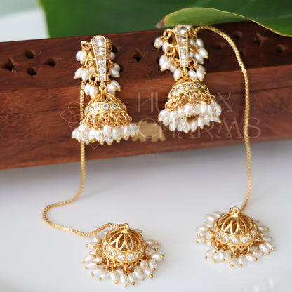 STATEMENT KUNDAN JHUMKA | PREMIUM JEWELLERY