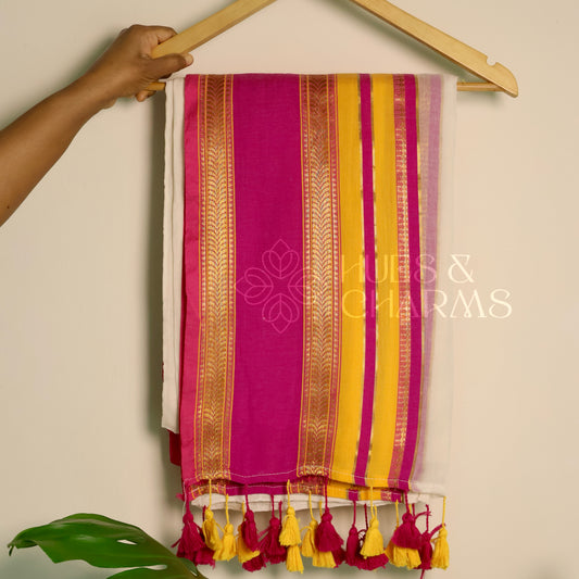 PURE MUL COTTON SAREE- KANAKAPRIYA