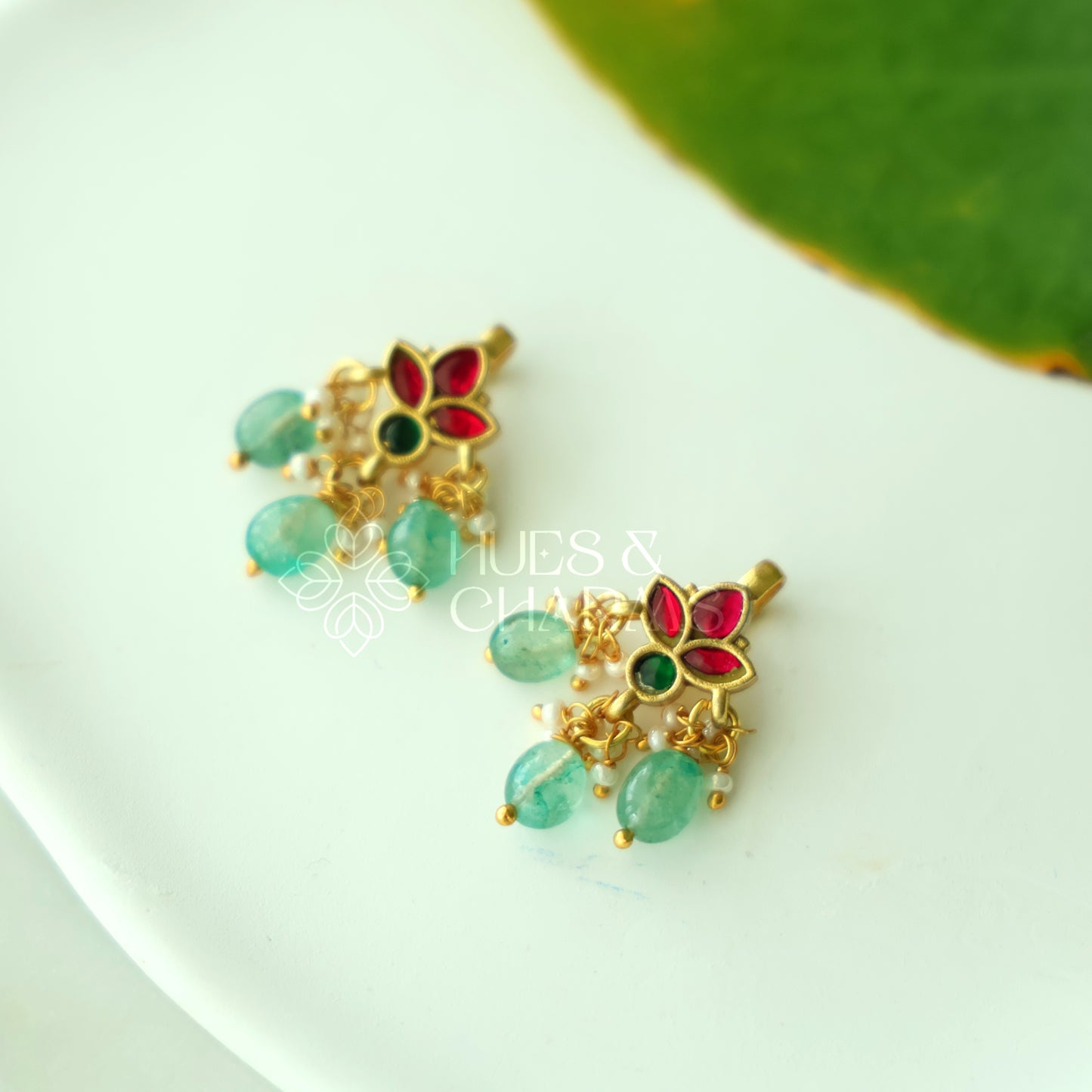 GOLDEN 3 PUSHPA JADAU BUGADI Premium Jewellery