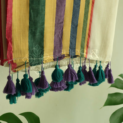 PURE MUL COTTON SAREE  - VARNIKA