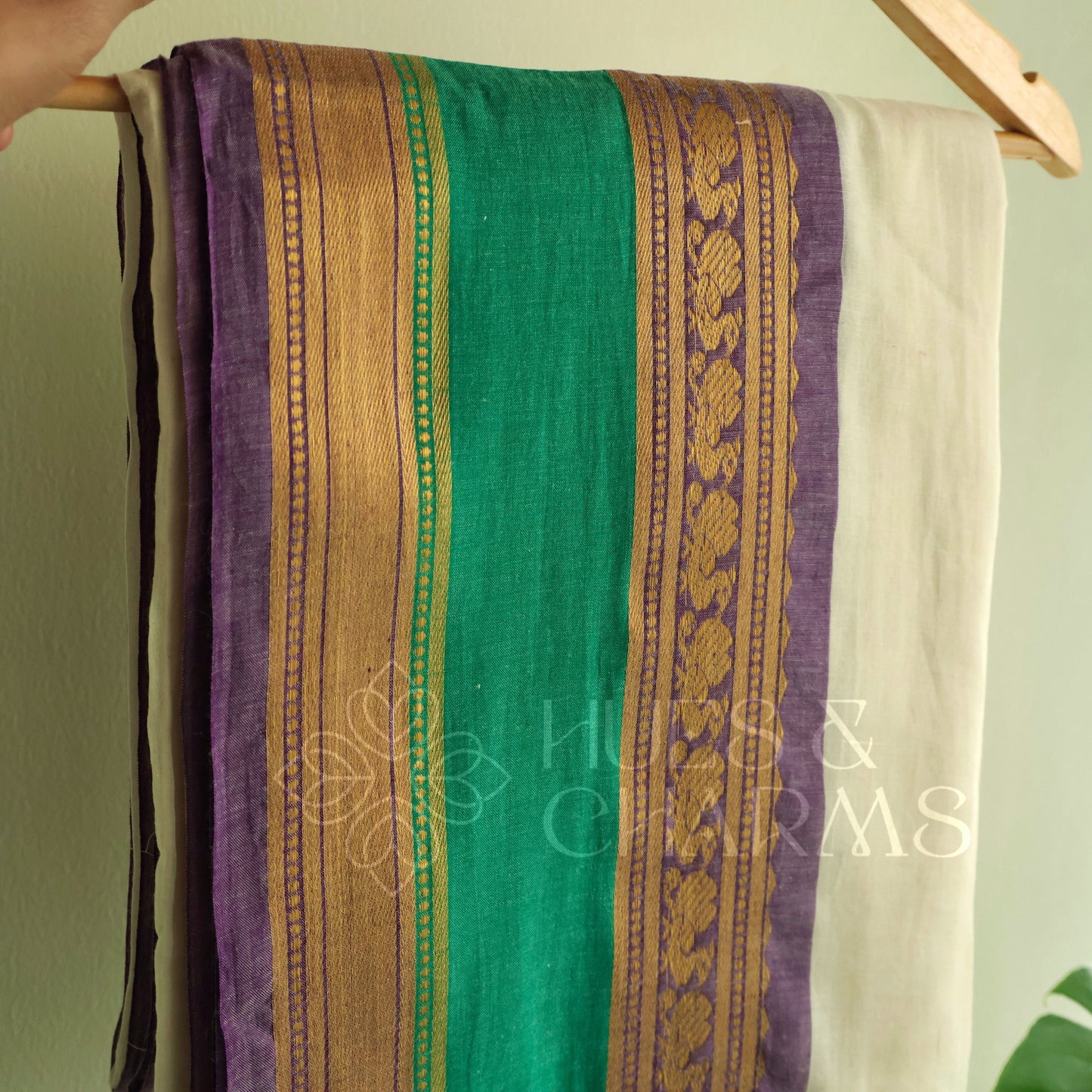 PURE MUL COTTON SAREE  - THULASI