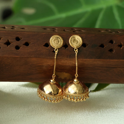 GOLDEN SUVITA  COIN JHUMKA (NON IDOL VERSION) | GOLD PLATED