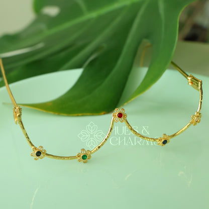 GOLDEN FLORAL NAVRANG FACELET