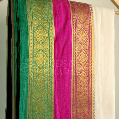 PURE MUL COTTON SAREE- VAIDEHI