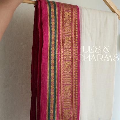 PURE MUL COTTON SAREE  -MADHURI