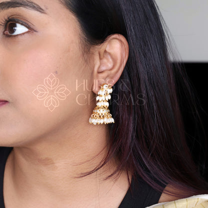 STATEMENT KUNDAN JHUMKA | PREMIUM JEWELLERY