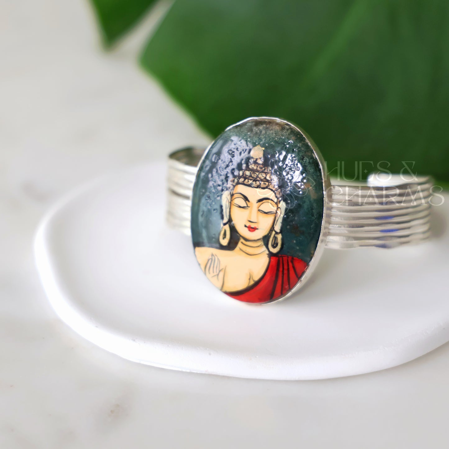 HAND PAINTED BUDHA BANGLE