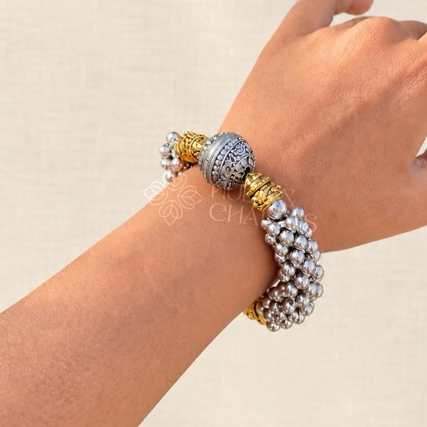 GUNJAN DUAL TONE BANGLE