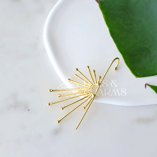 STATEMENT HALF SUN EAR CUFF (SINGLE PIECE)