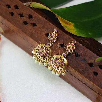 GOLDEN DOUBLE LAYERED ATTIGAI SET (Colours available)