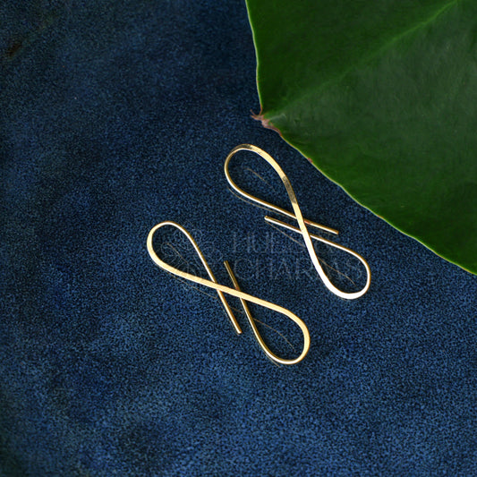 GOLDEN INFINITY EARRINGS