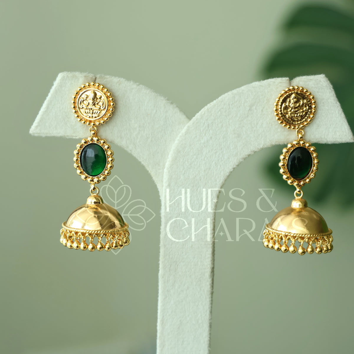 GOLDEN PALAKKA LAKSHMI STEP JHUMKA| GOLD PLATED