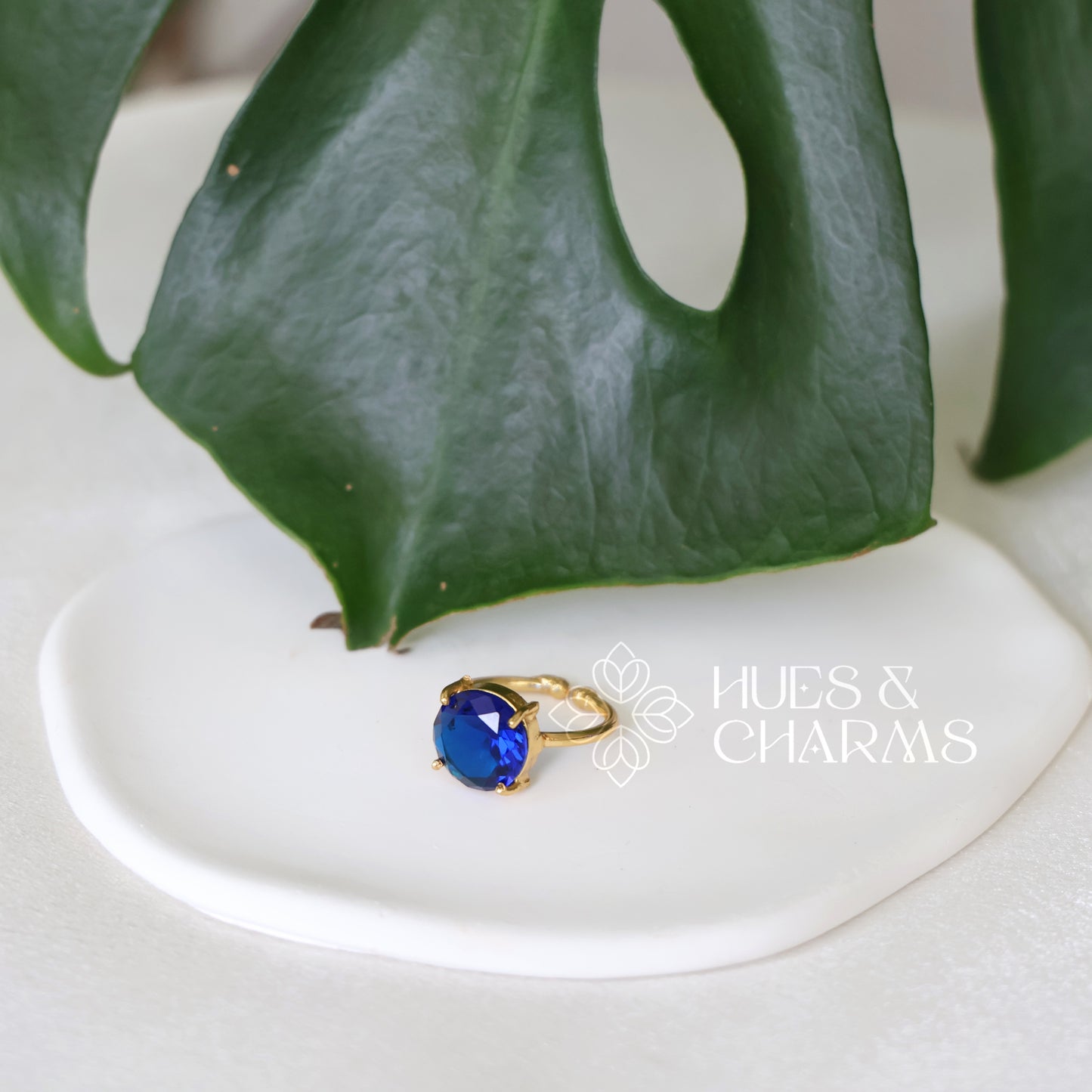GLOSSY ROUND ADJUSTABLE RING (COLOURS AVAILABLE)