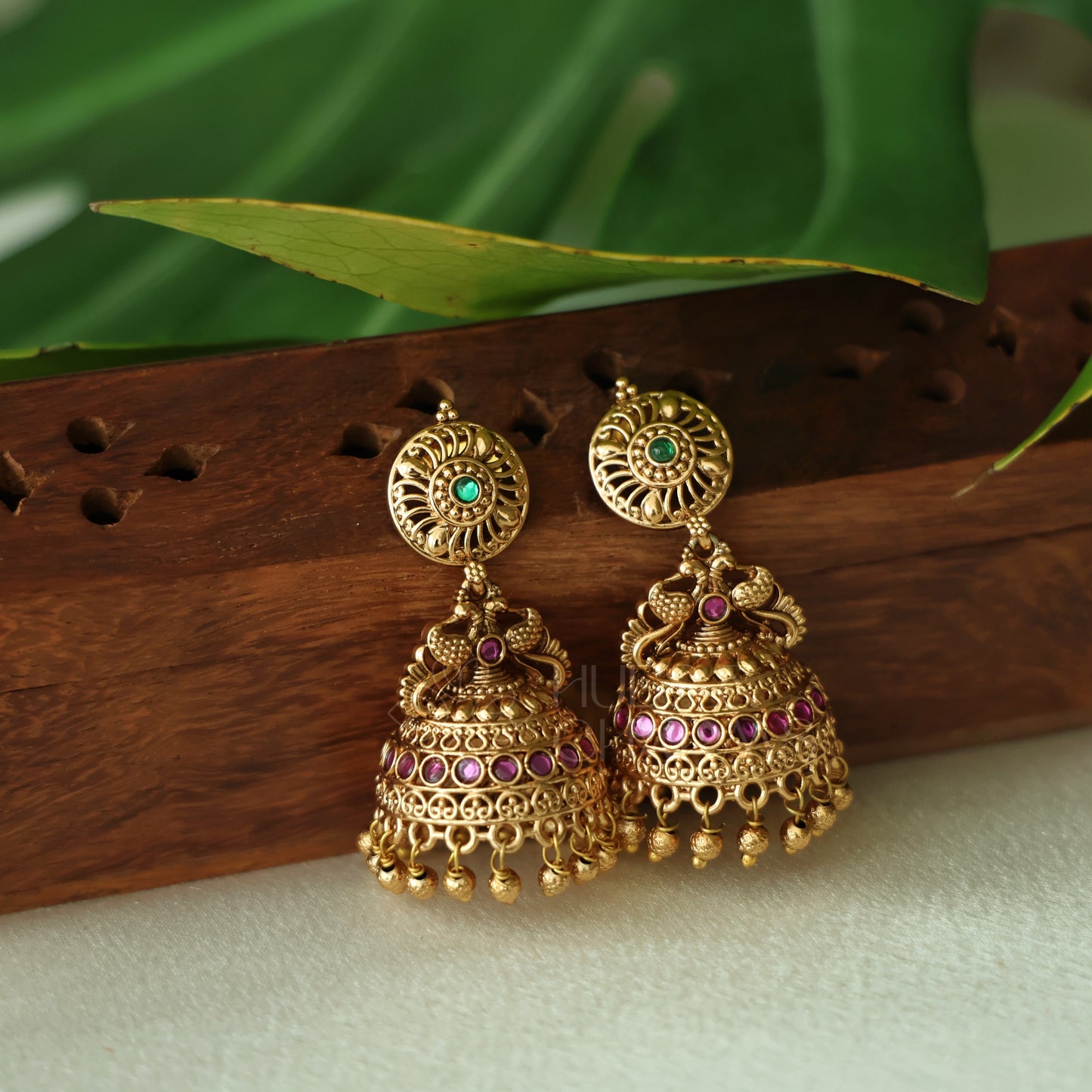 TRADITIONAL MAYURANGINI JHUMKA