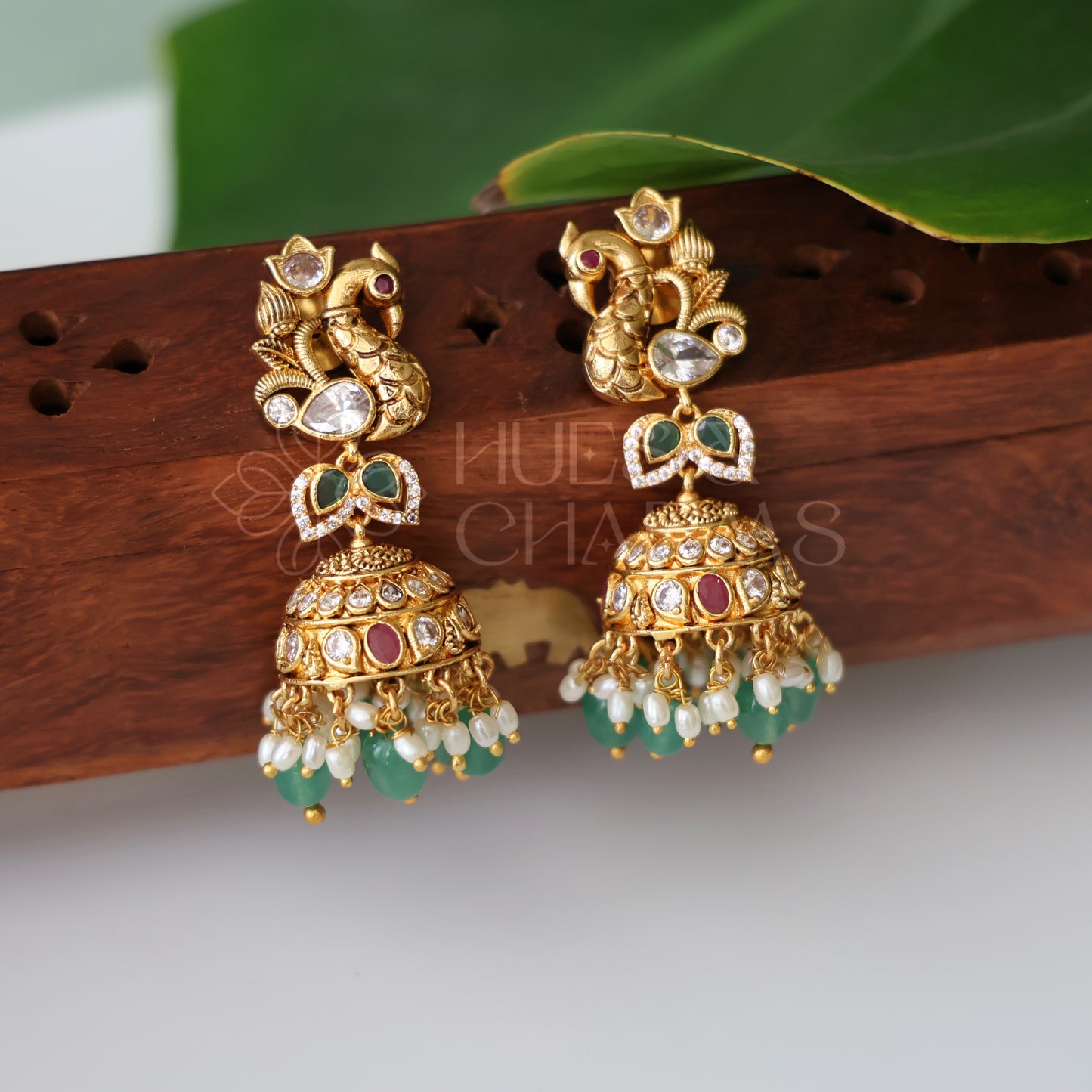 TRADITIONAL AHALYA MAYURA JHUMKA| PREMIUM JEWELLERY