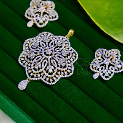 ELYSIAN ROYAL CZ PENDENT SET|PREMIUM COLLECTION
