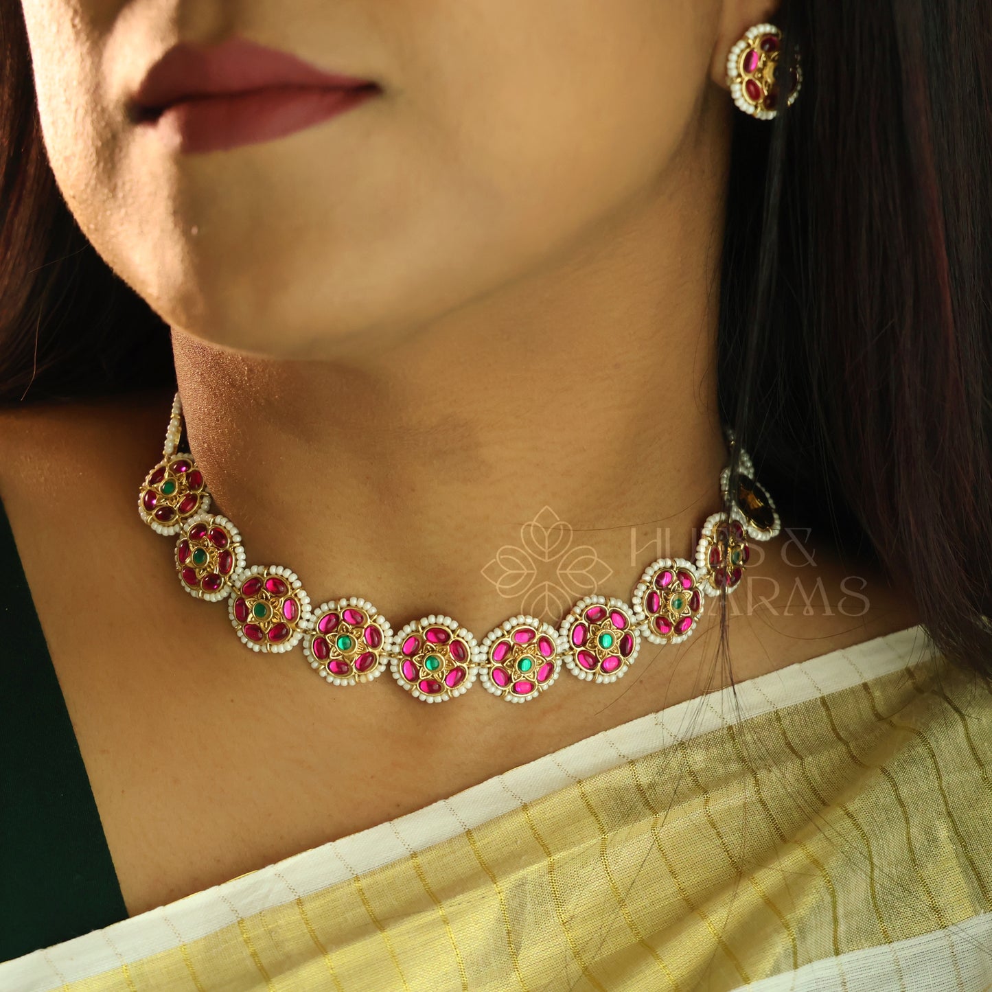 STATEMENT JADAU KANKA CHOKER SET |PREMIUM JEWELLERY