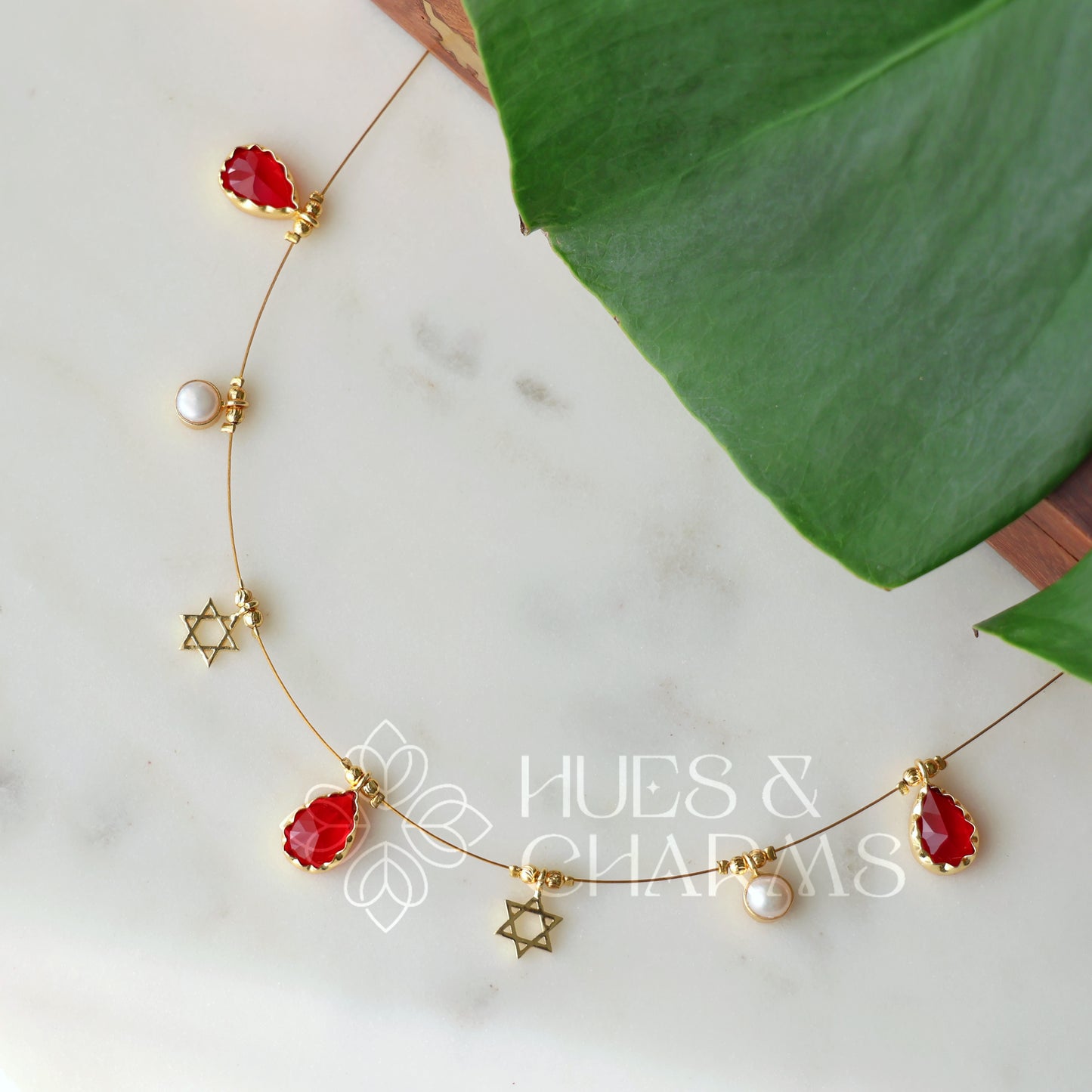 CHRISTMAS STAR WHISPER FLOATING NECKPIECE ( COLOURS AVAILABLE)