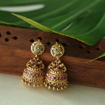 TRADITIONAL MAYURANGINI JHUMKA