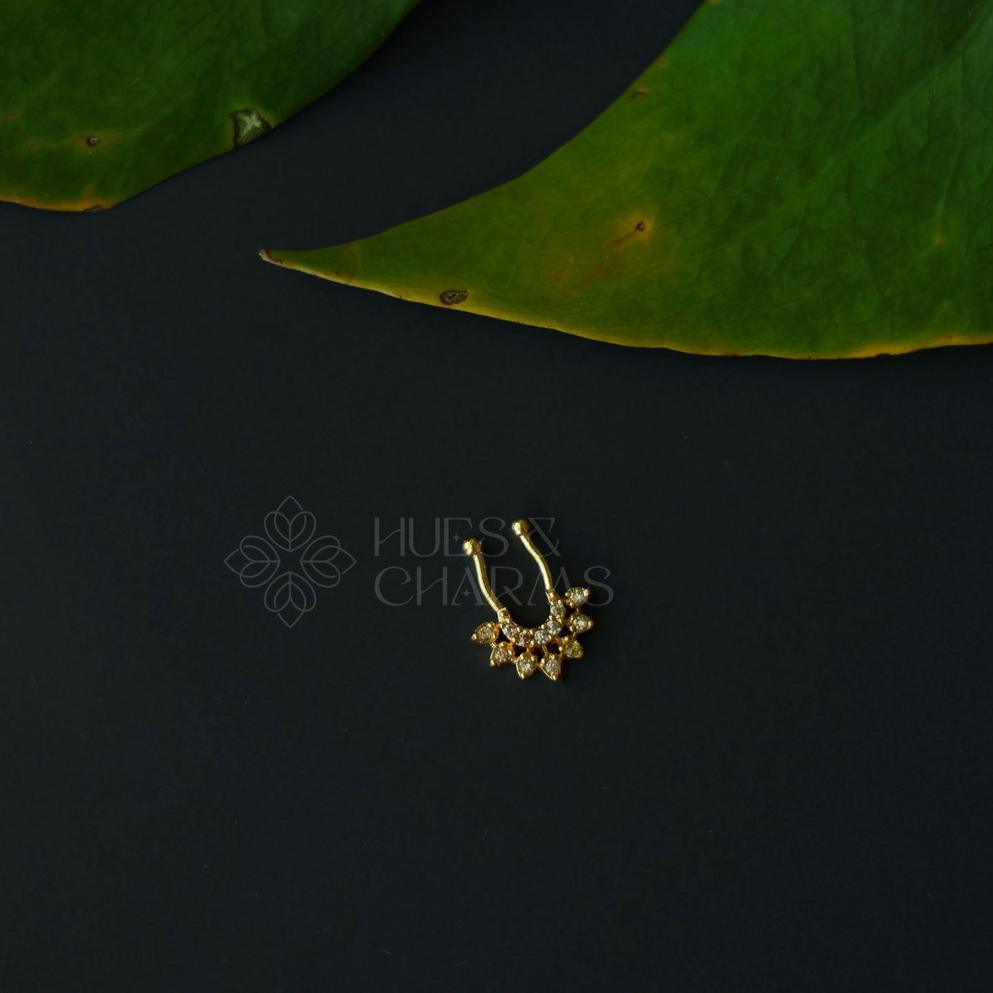 AD STONES SEPTUM NOSE RING- Model 11