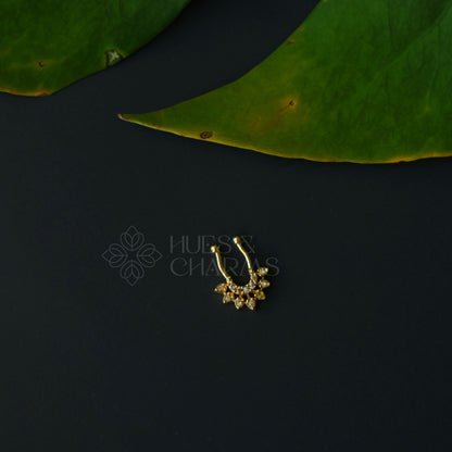 AD STONES SEPTUM NOSE RING- Model 11