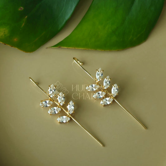 GOLDEN LUMINA AD EAR CUFF| PREMIUM JEWELLERY