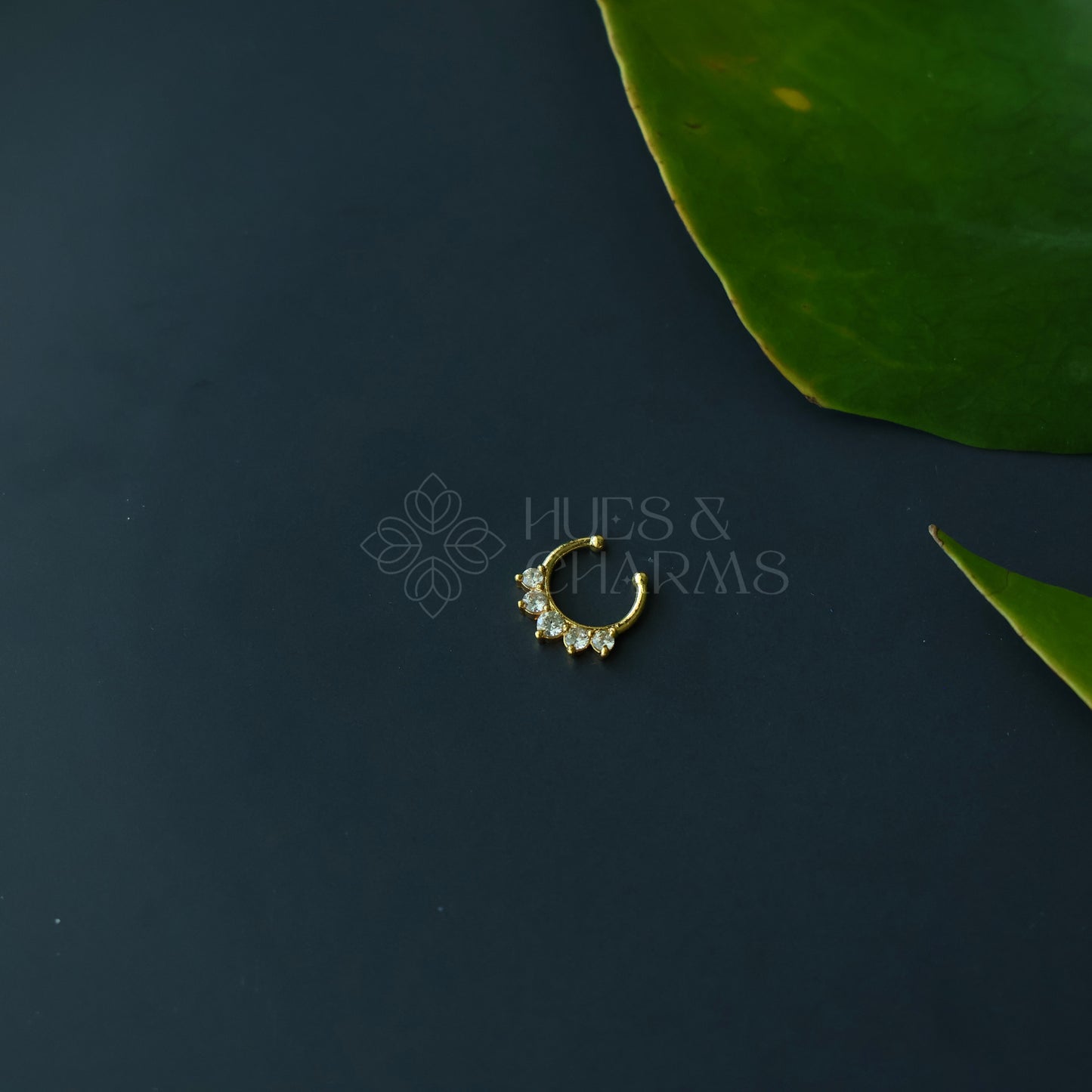 AD STONES SEPTUM NOSE RING- Model 5