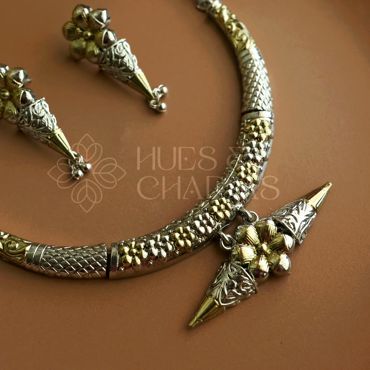 AADYA DUAL TONE NECKLACE SET