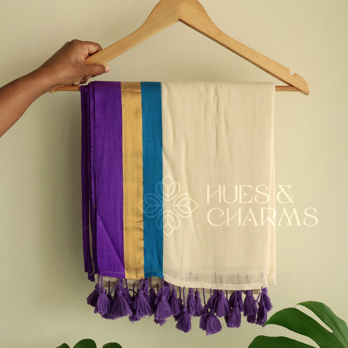 PURE MUL COTTON SAREE - NEELAMBARI