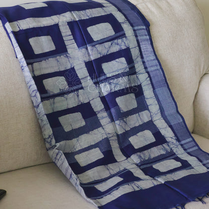Tuser Linen Box Batik Saree