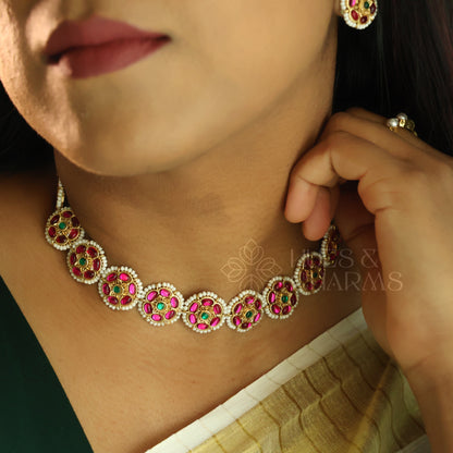 STATEMENT JADAU KANKA CHOKER SET |PREMIUM JEWELLERY