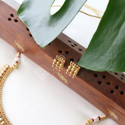 GOLDEN SWARNIKA NECKLACE SET