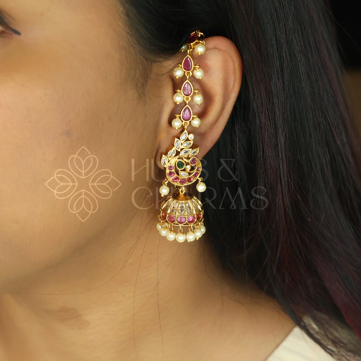 MOHINI KEMP JHUMKA WITH MATTAL