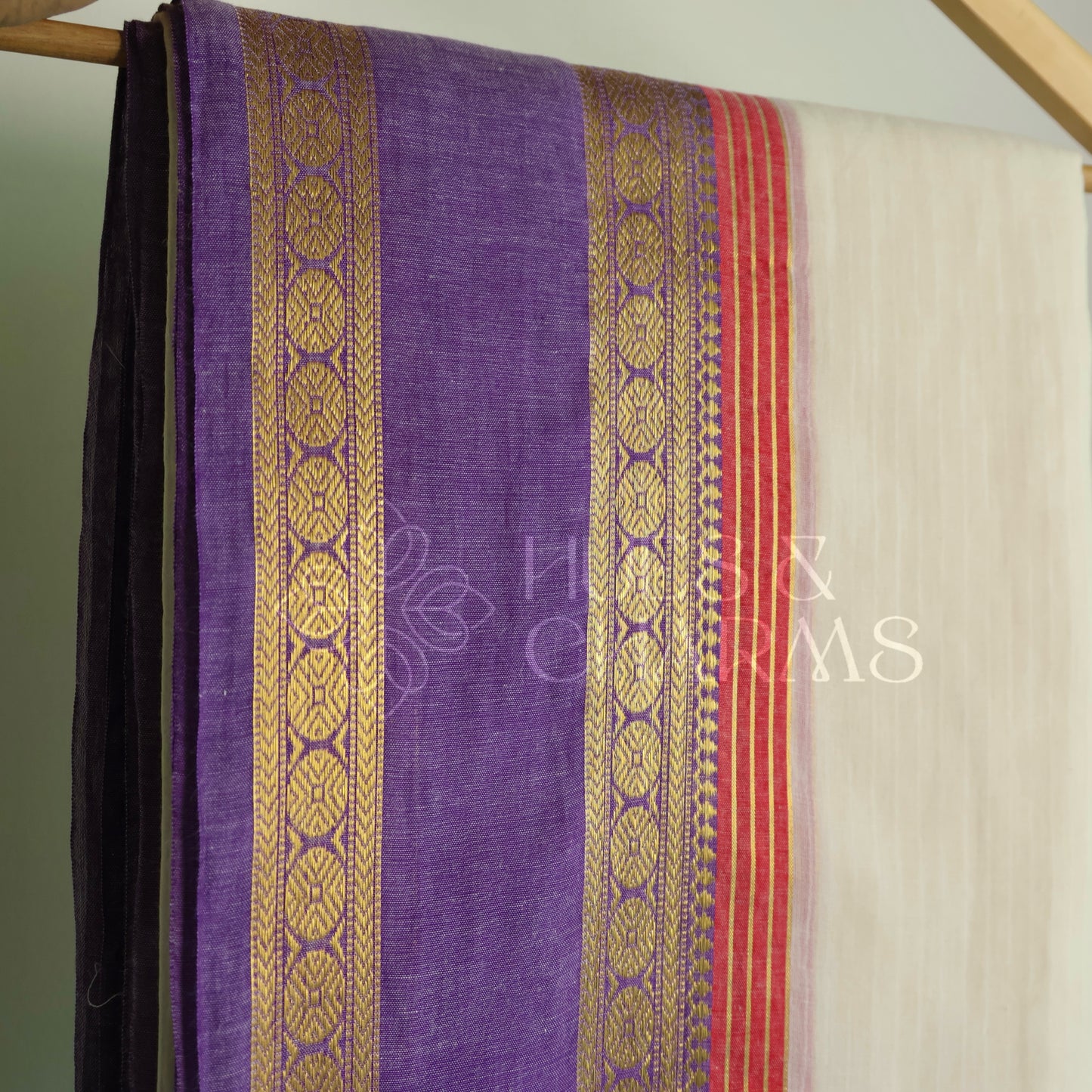 PURE MUL COTTON SAREE- INDULEKHA